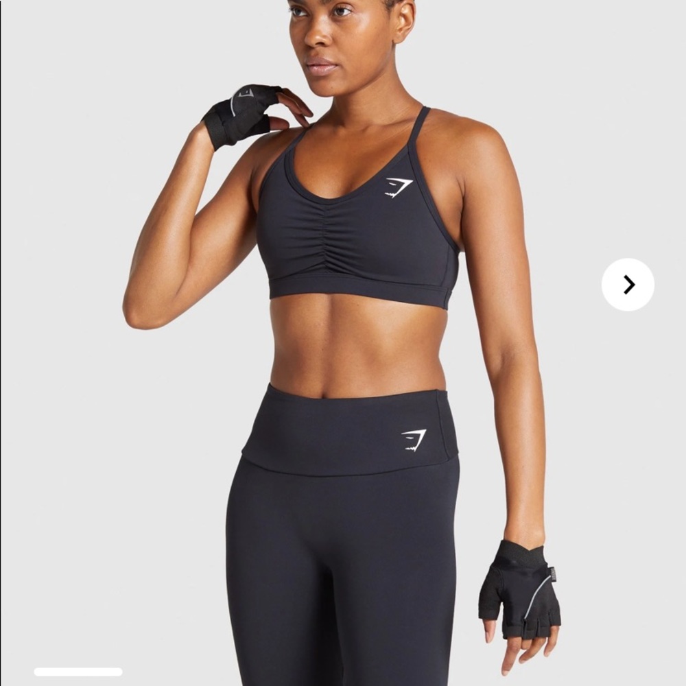 Gymshark Ruched Training Sports Bra.
